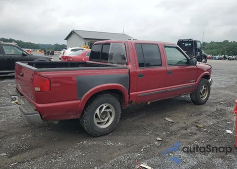 2002 Chevrolet S Truck S10 from USA, damaged, VIN 1GCDT13W82K193777